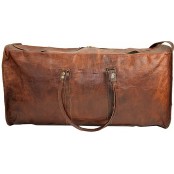 TP6 Skórzana torba podróżna HOLDALL VINTAGE™. Skóra naturalna. Mała i średnia. Rozmiar: 20"-30"